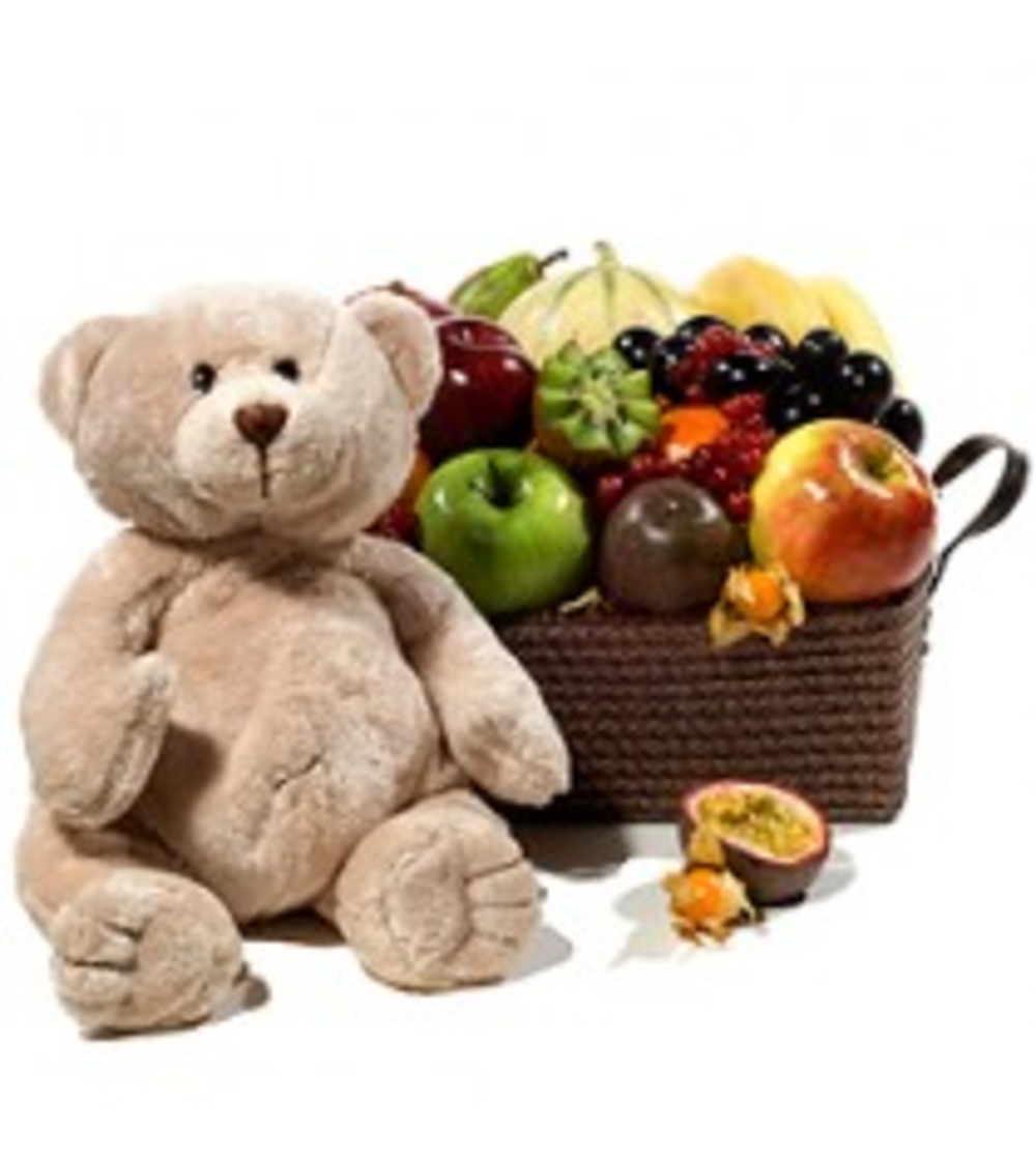 Fruit Basket with Teddy