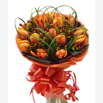 Gorgeous Orange Tulips